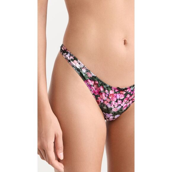 Fleur Du Mal NWT Rose Printed High Leg underware Size 4(Large) - Picture 2 of 5